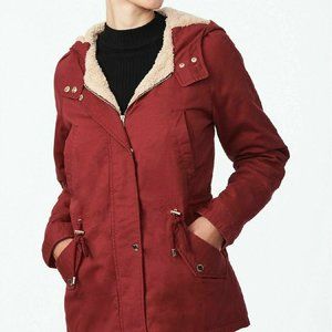 Collection B Brick Color Coat